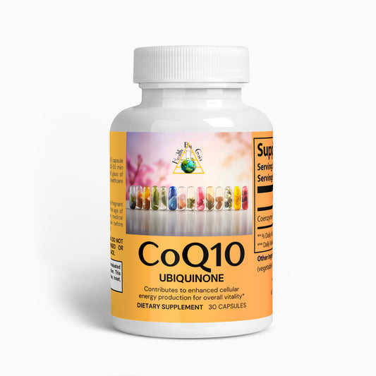 CoQ10 Ubiquinone Formula - For Cellular Energy and Anti-Aging