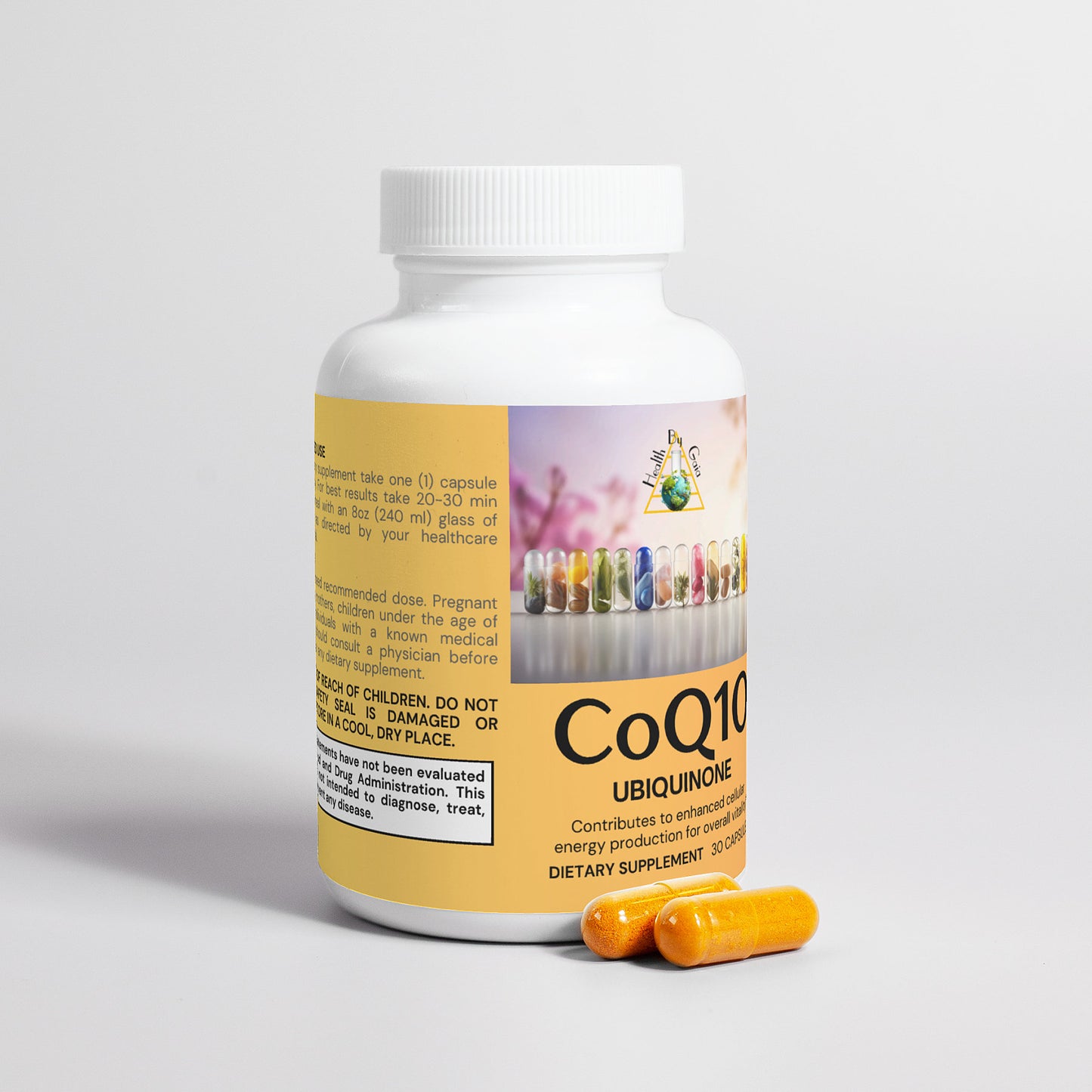 CoQ10 Ubiquinone Formula - For Cellular Energy and Anti-Aging