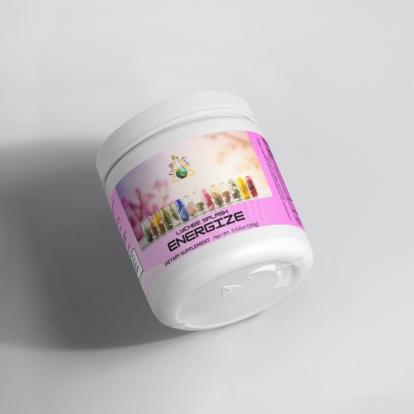 Energize: Lychee Splash - Science Backed Energy Boosting Powder