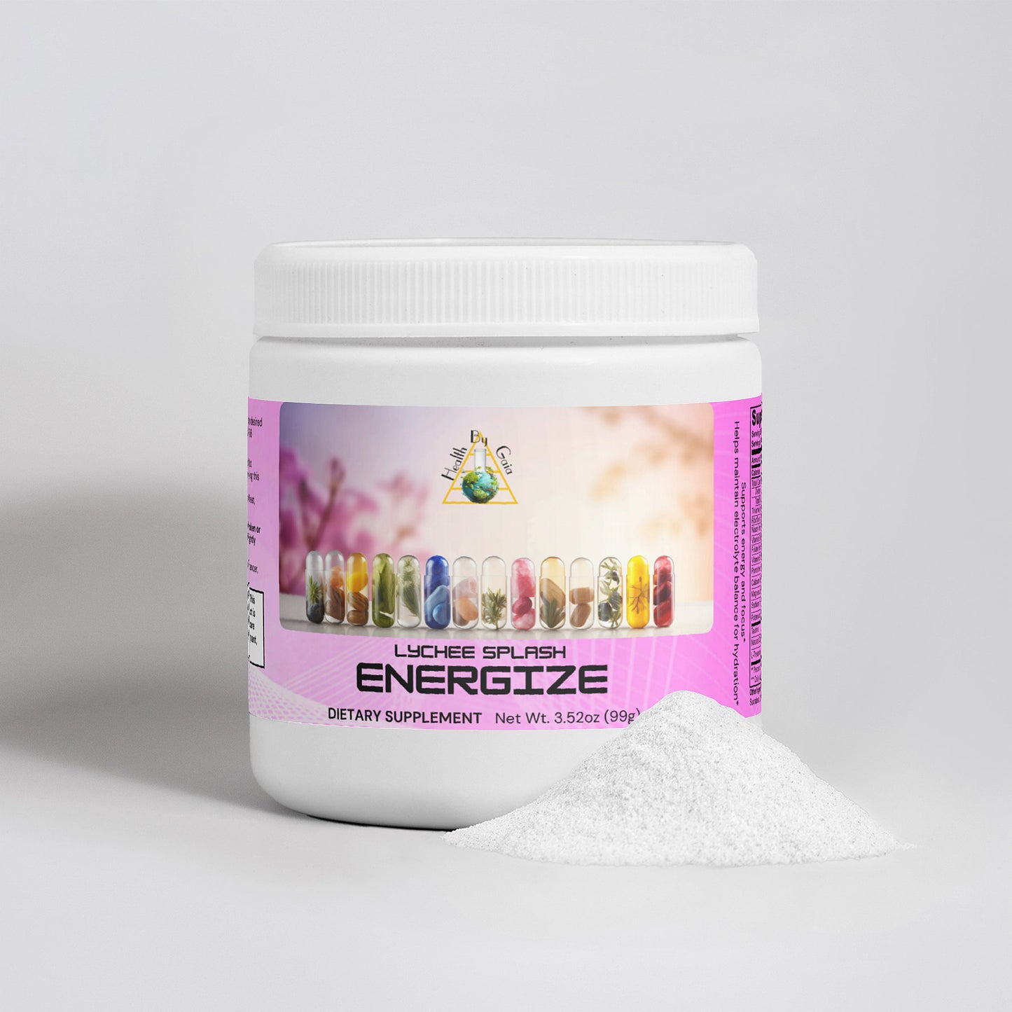 Energize: Lychee Splash - Science Backed Energy Boosting Powder