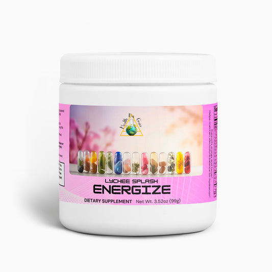 Energize: Lychee Splash - Science Backed Energy Boosting Powder