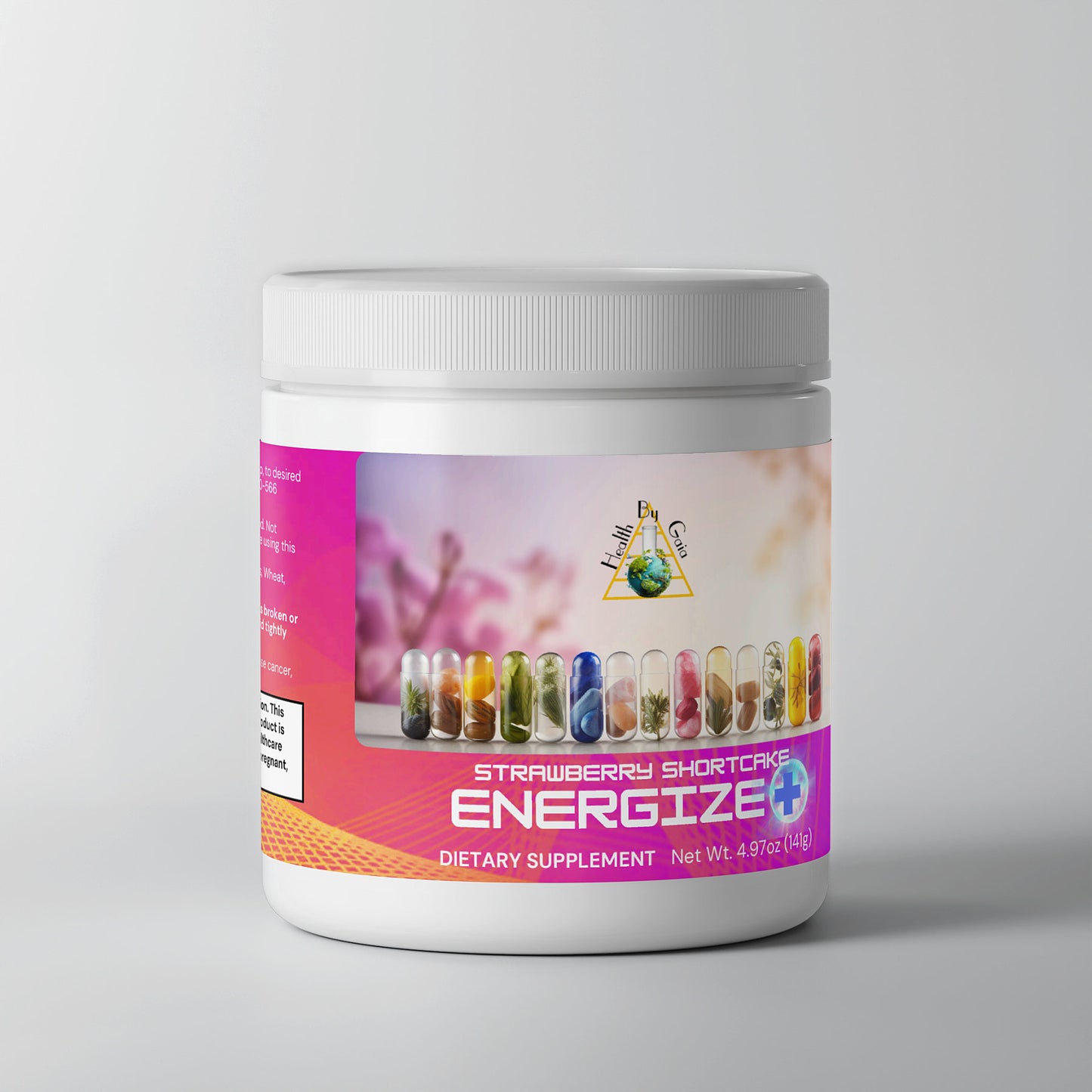 Energize Plus: Strawberry Shortcake - Science Backed Energy Boosting Powder