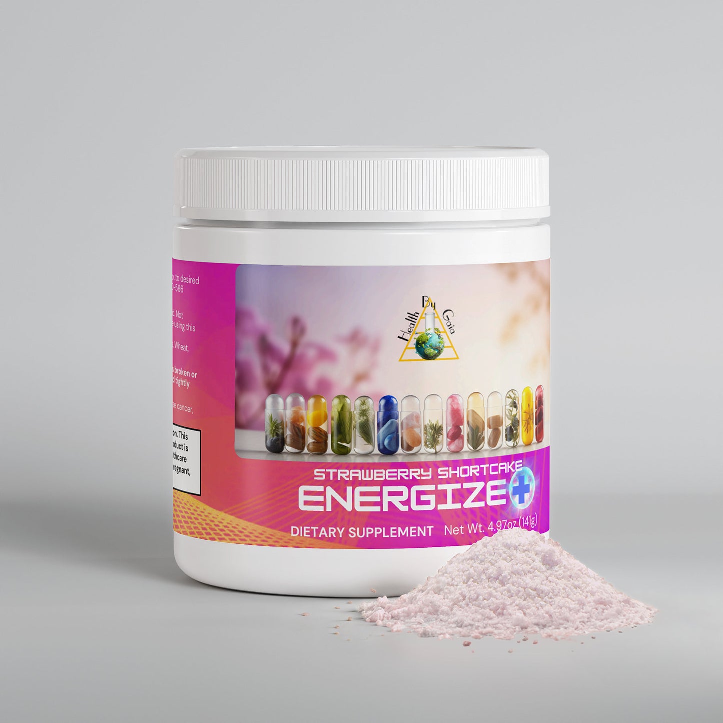 Energize Plus: Strawberry Shortcake - Science Backed Energy Boosting Powder