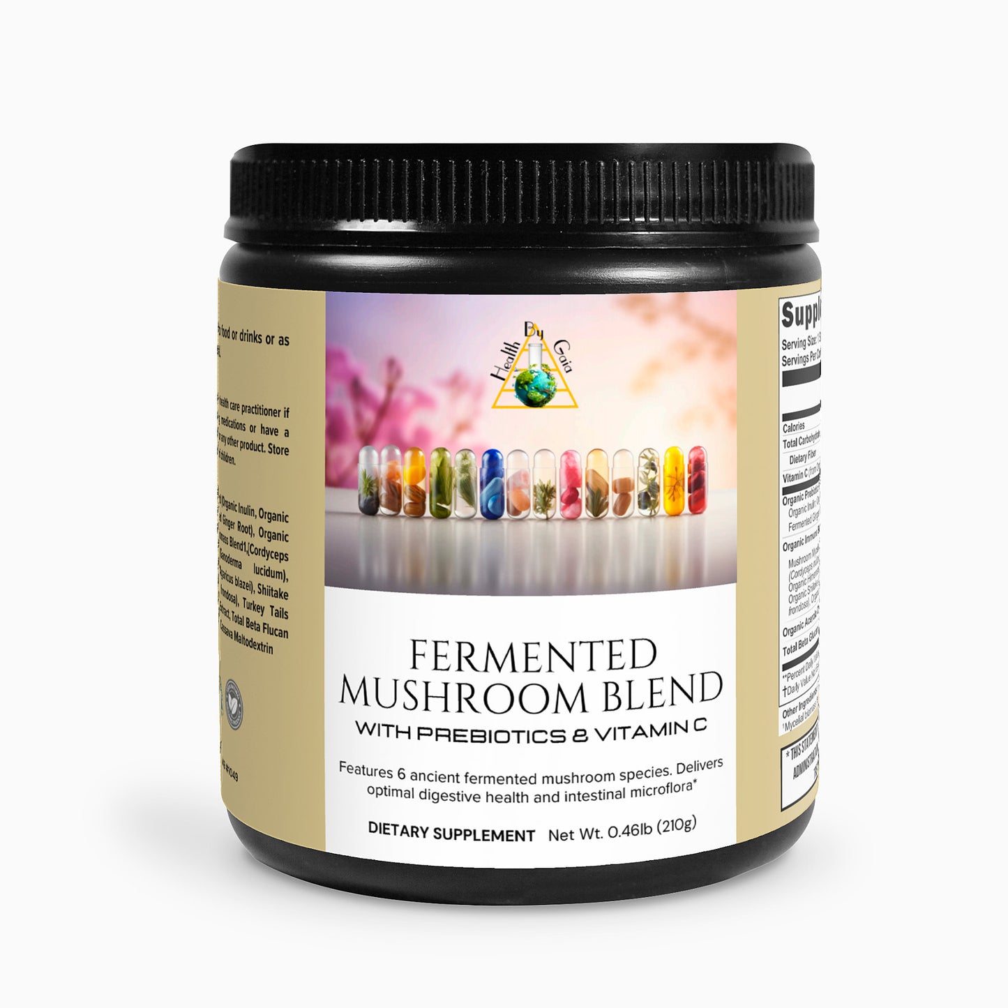 Ancient Fermented Mushroom Blend - with Prebiotics and Vitamin C