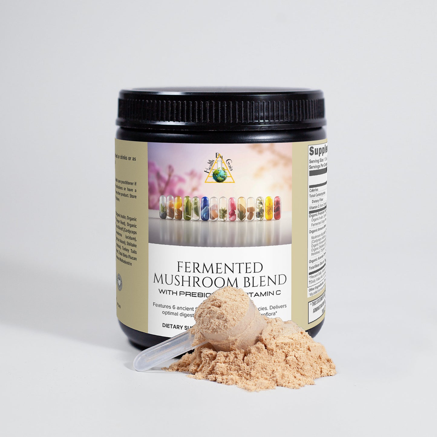 Ancient Fermented Mushroom Blend - with Prebiotics and Vitamin C