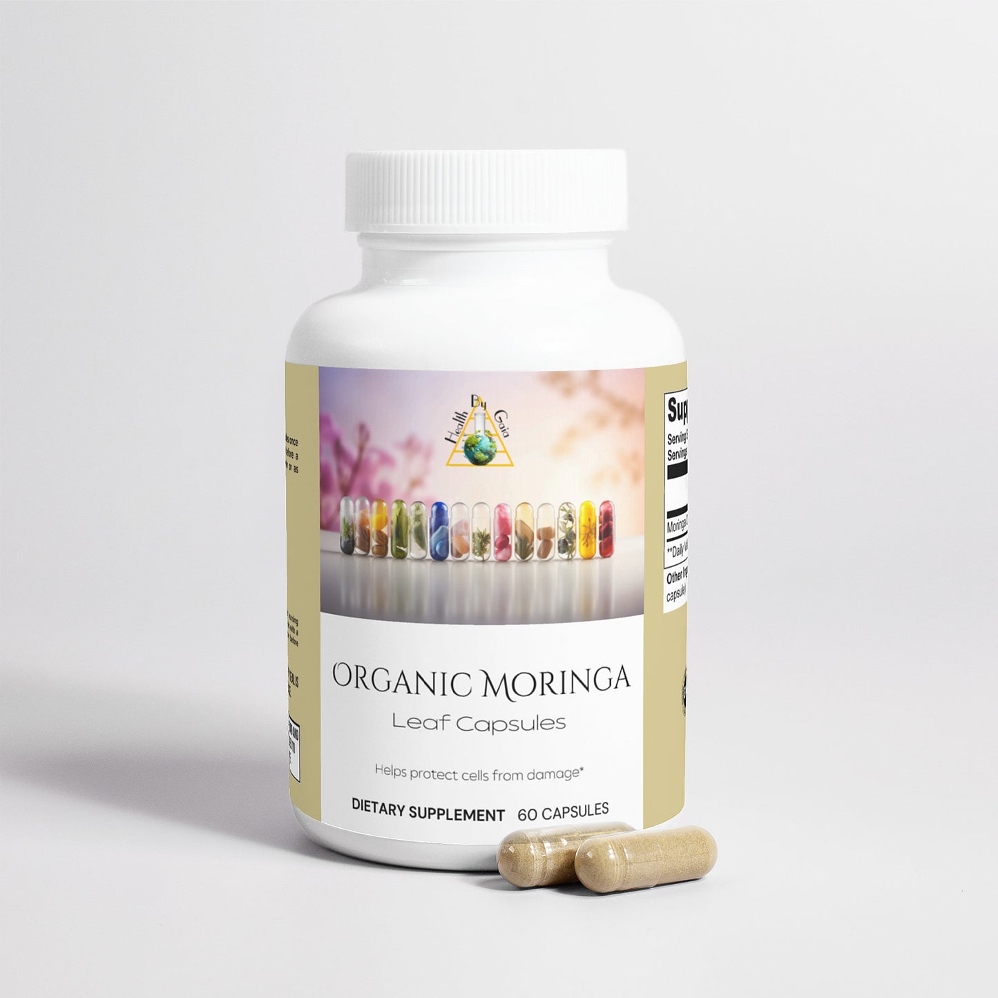 Organic Moringa Leaf Capsules