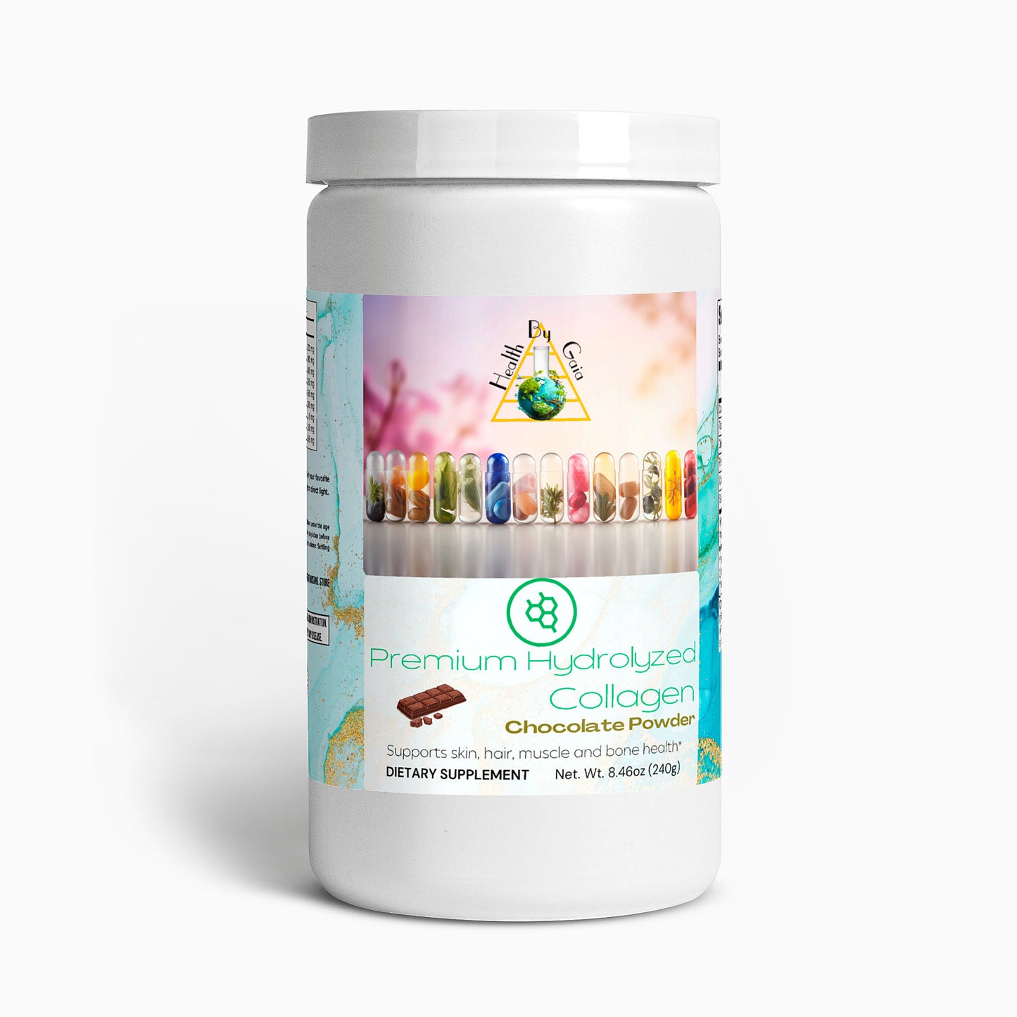 Premium Hydrolyzed Collagen Powder (Chocolate) - Grass-Fed Collagen Peptide Powder