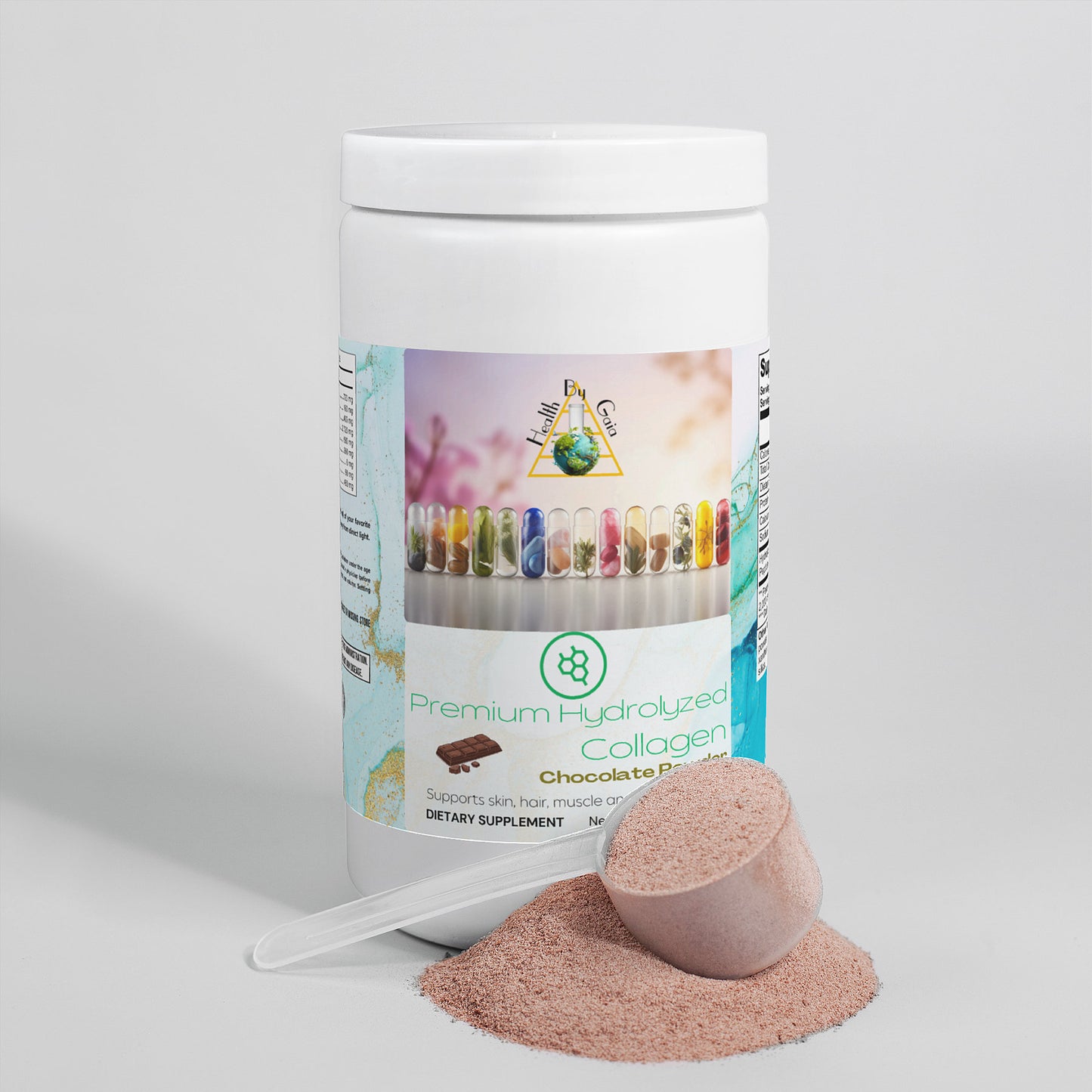 Premium Hydrolyzed Collagen Powder (Chocolate) - Grass-Fed Collagen Peptide Powder