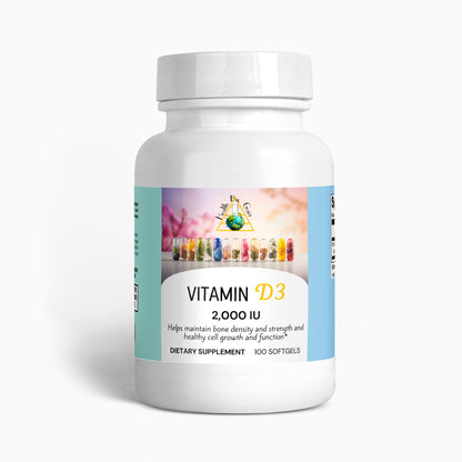 Vitamin D3 2,000IU Softgels