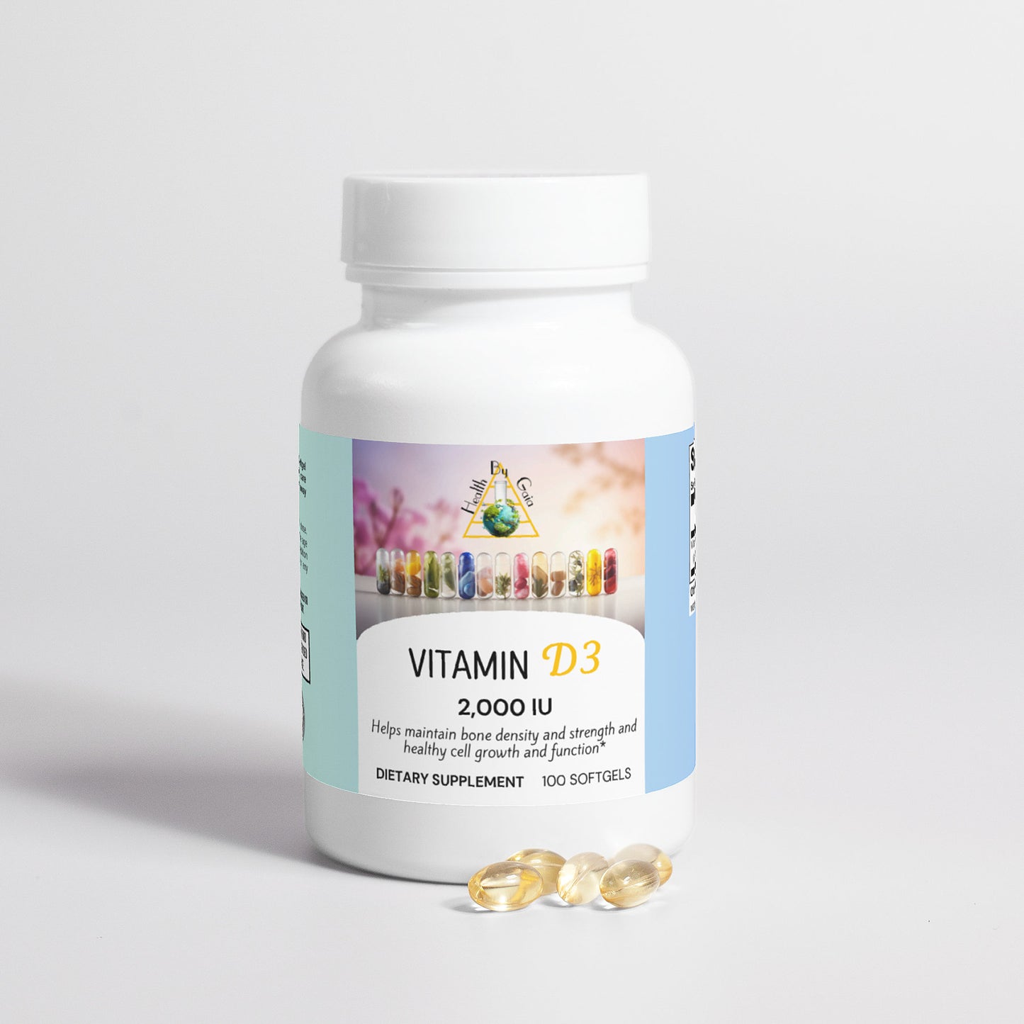 Vitamin D3 2,000IU Softgels