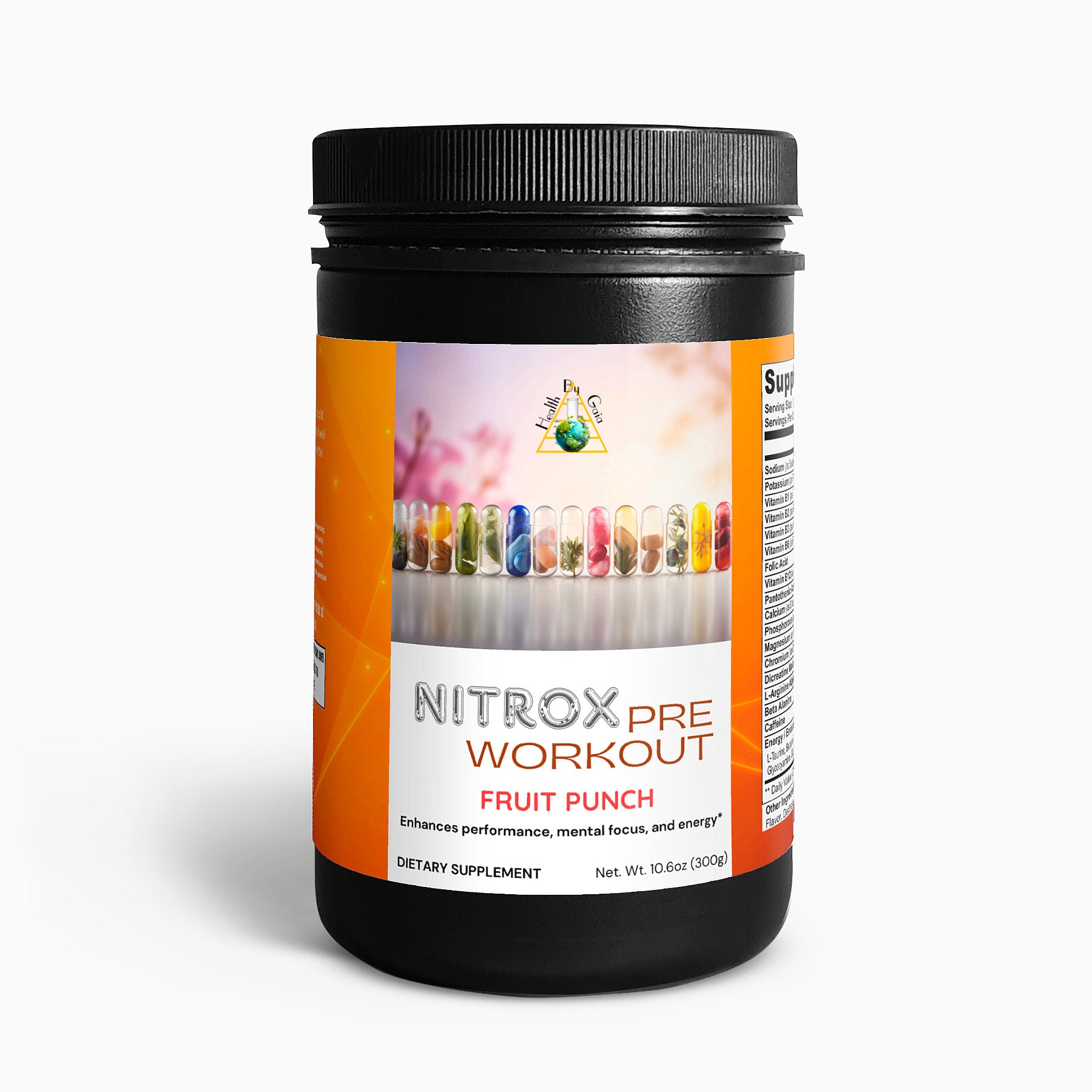 NitrOx Pre-Workout - Fruit Punch Amino Acid Powder