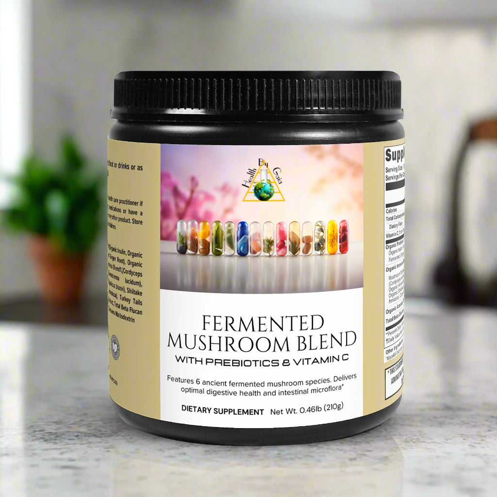 Ancient Fermented Mushroom Blend - with Prebiotics and Vitamin C