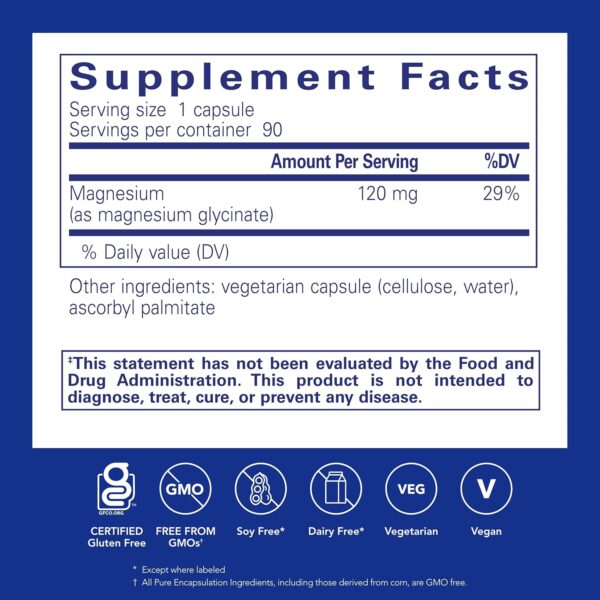 Pure Encapsulations Magnesium Glycinate